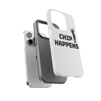 Golf Phone Case - 'Chip Happens' Tough Cases for Golf Lovers