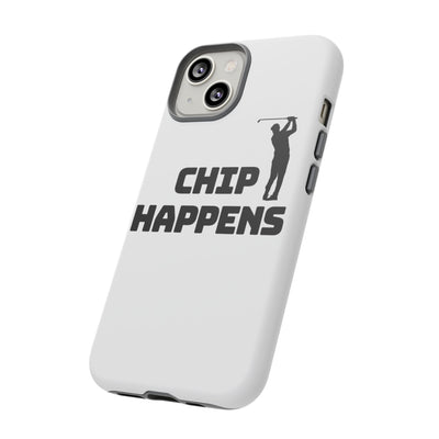 Golf Phone Case - 'Chip Happens' Tough Cases for Golf Lovers