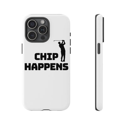 Golf Phone Case - 'Chip Happens' Tough Cases for Golf Lovers