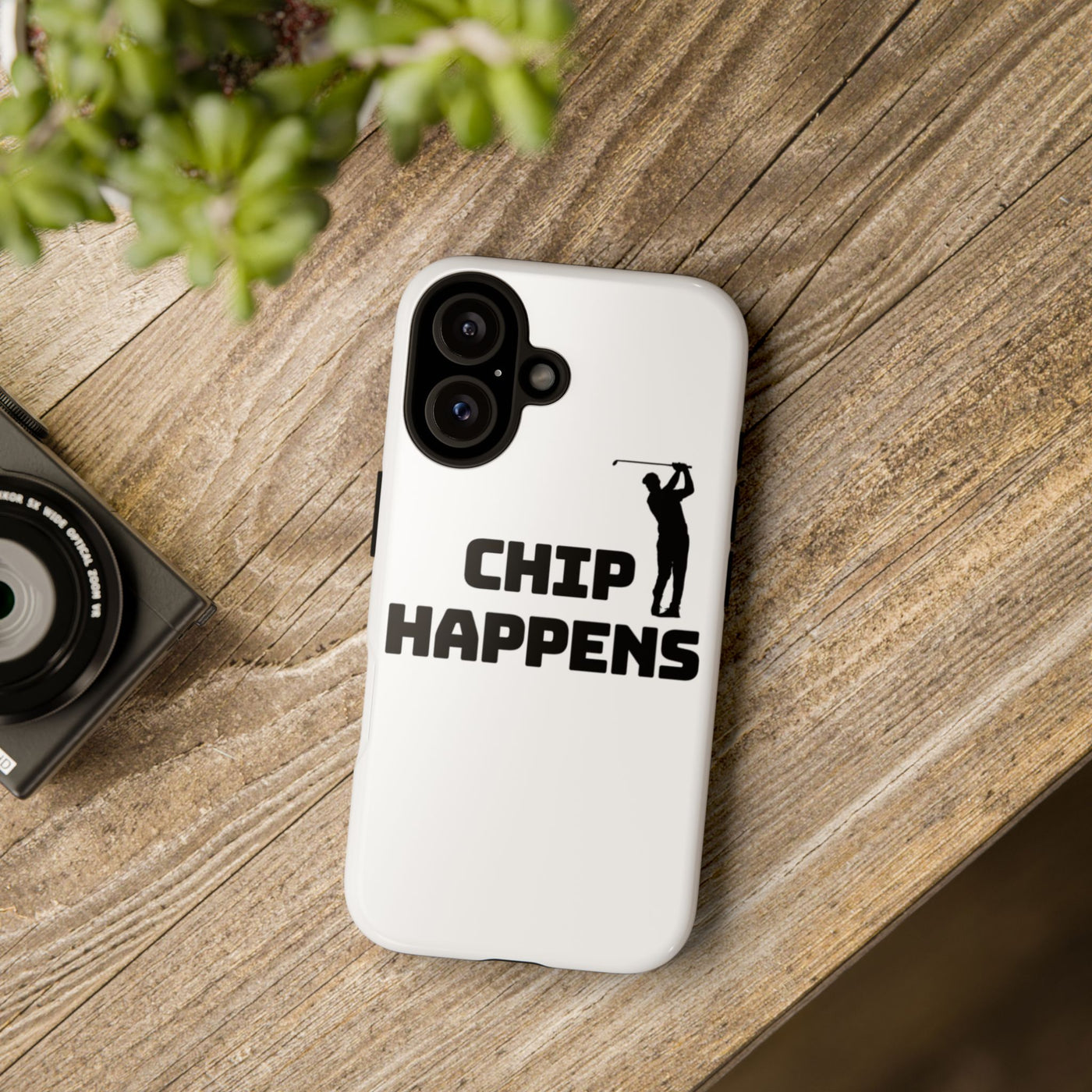 Golf Phone Case - 'Chip Happens' Tough Cases for Golf Lovers