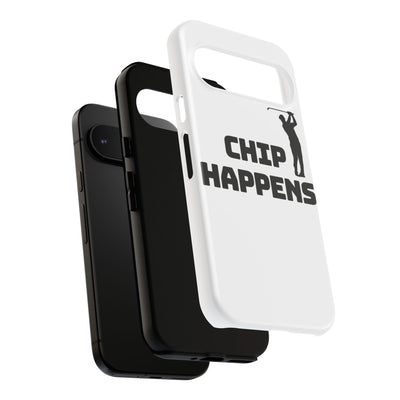 Golf Phone Case - 'Chip Happens' Tough Cases for Golf Lovers