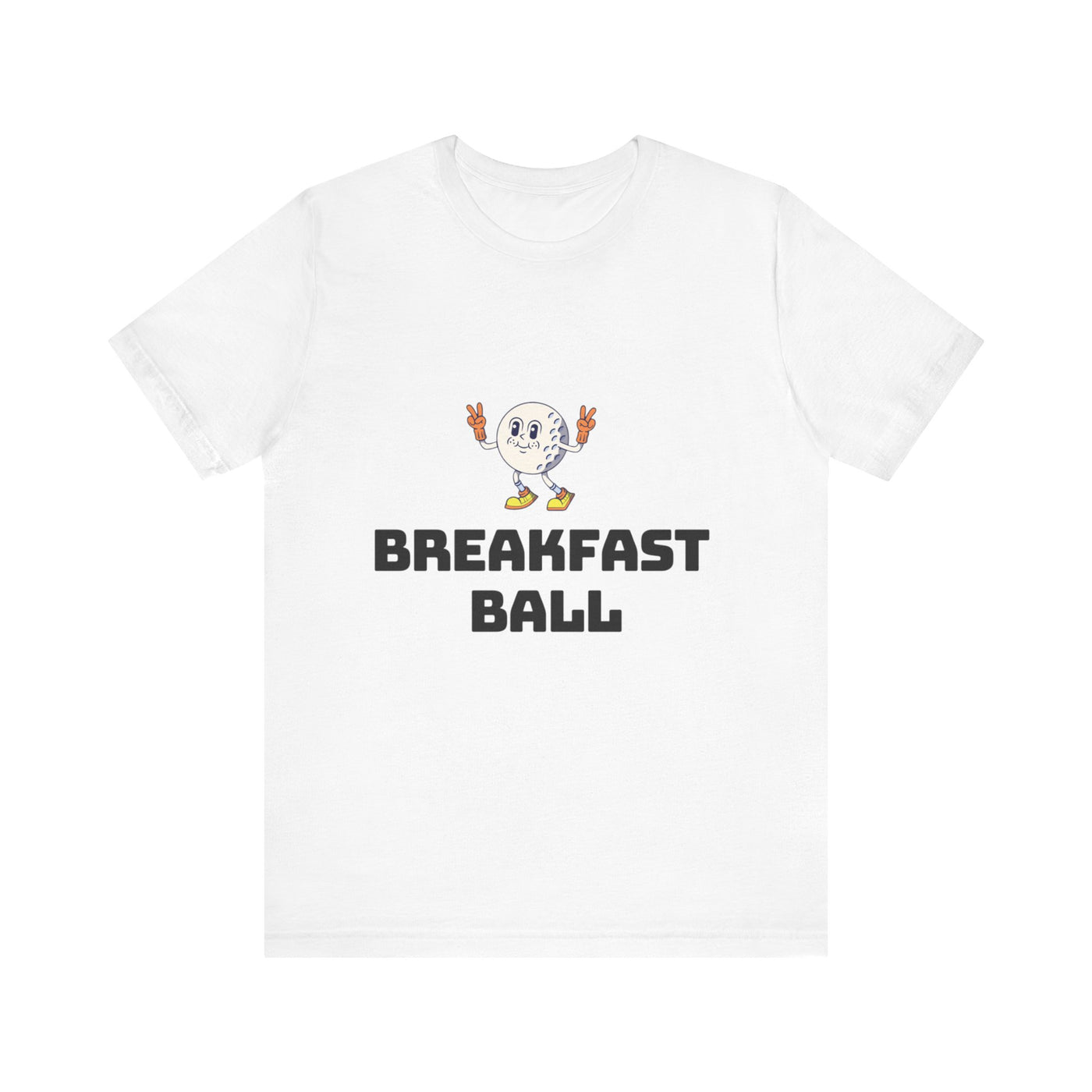 Breakfast Ball Unisex Jersey Tee – Fun and Playful Graphic T-Shirt
