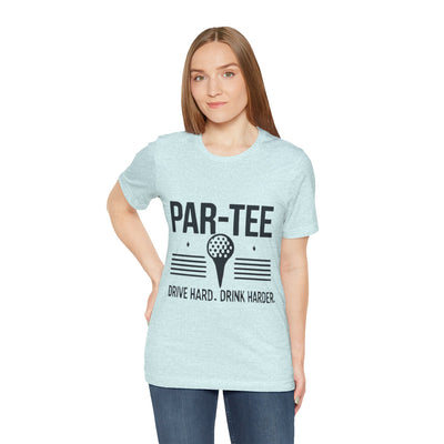 Golf Lovers Unisex Short Sleeve Tee - 'Par-Tee' Design - Perfect Gift for Golf Enthusiasts