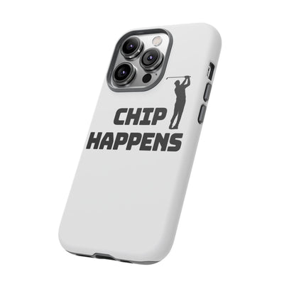 Golf Phone Case - 'Chip Happens' Tough Cases for Golf Lovers