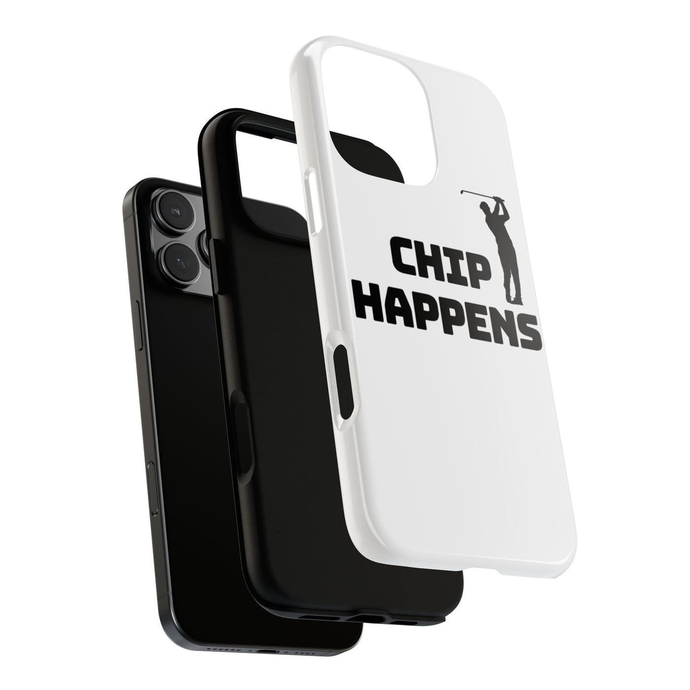 Golf Phone Case - 'Chip Happens' Tough Cases for Golf Lovers