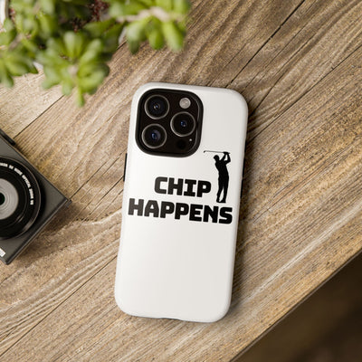 Golf Phone Case - 'Chip Happens' Tough Cases for Golf Lovers