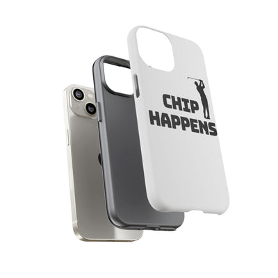 Golf Phone Case - 'Chip Happens' Tough Cases for Golf Lovers