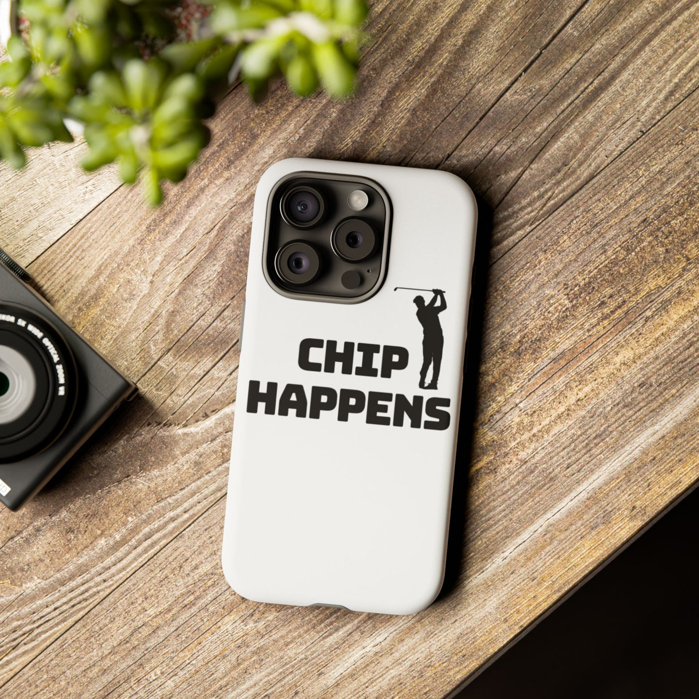 Golf Phone Case - 'Chip Happens' Tough Cases for Golf Lovers