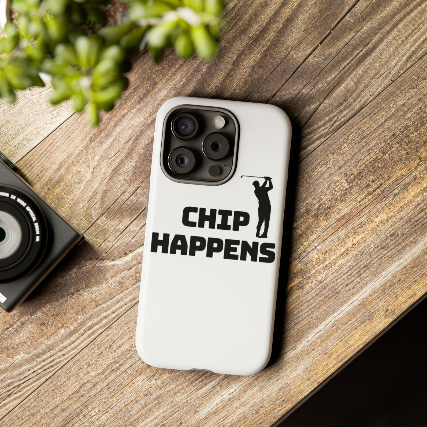 Golf Phone Case - 'Chip Happens' Tough Cases for Golf Lovers