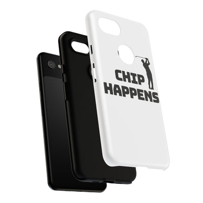 Golf Phone Case - 'Chip Happens' Tough Cases for Golf Lovers