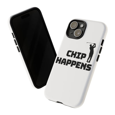 Golf Phone Case - 'Chip Happens' Tough Cases for Golf Lovers