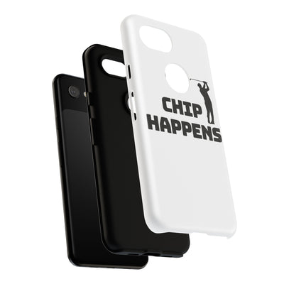 Golf Phone Case - 'Chip Happens' Tough Cases for Golf Lovers