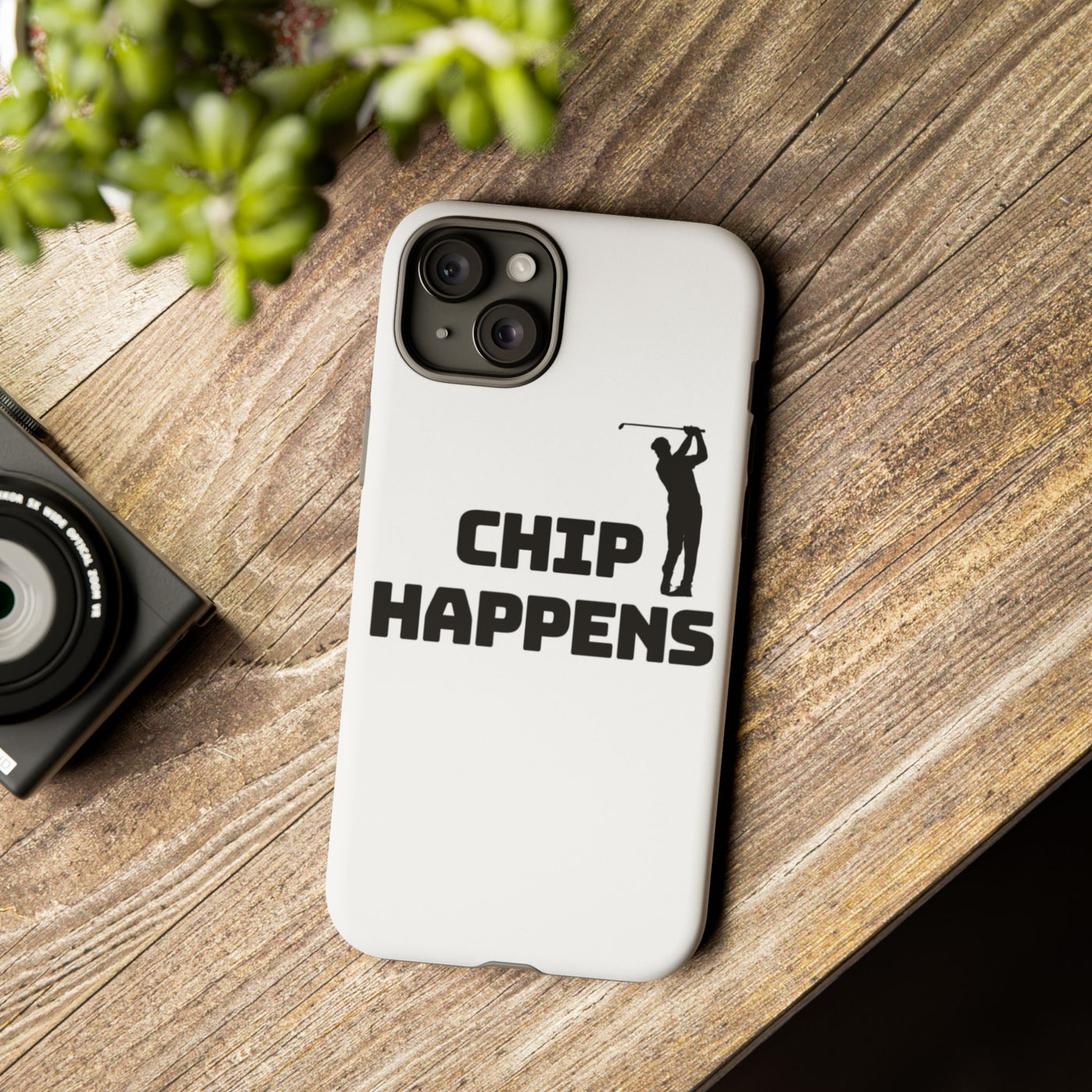 Golf Phone Case - 'Chip Happens' Tough Cases for Golf Lovers