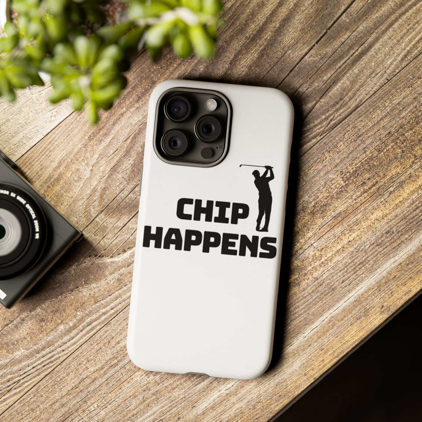 Golf Phone Case - 'Chip Happens' Tough Cases for Golf Lovers