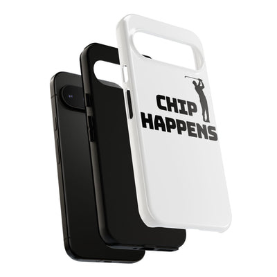 Golf Phone Case - 'Chip Happens' Tough Cases for Golf Lovers