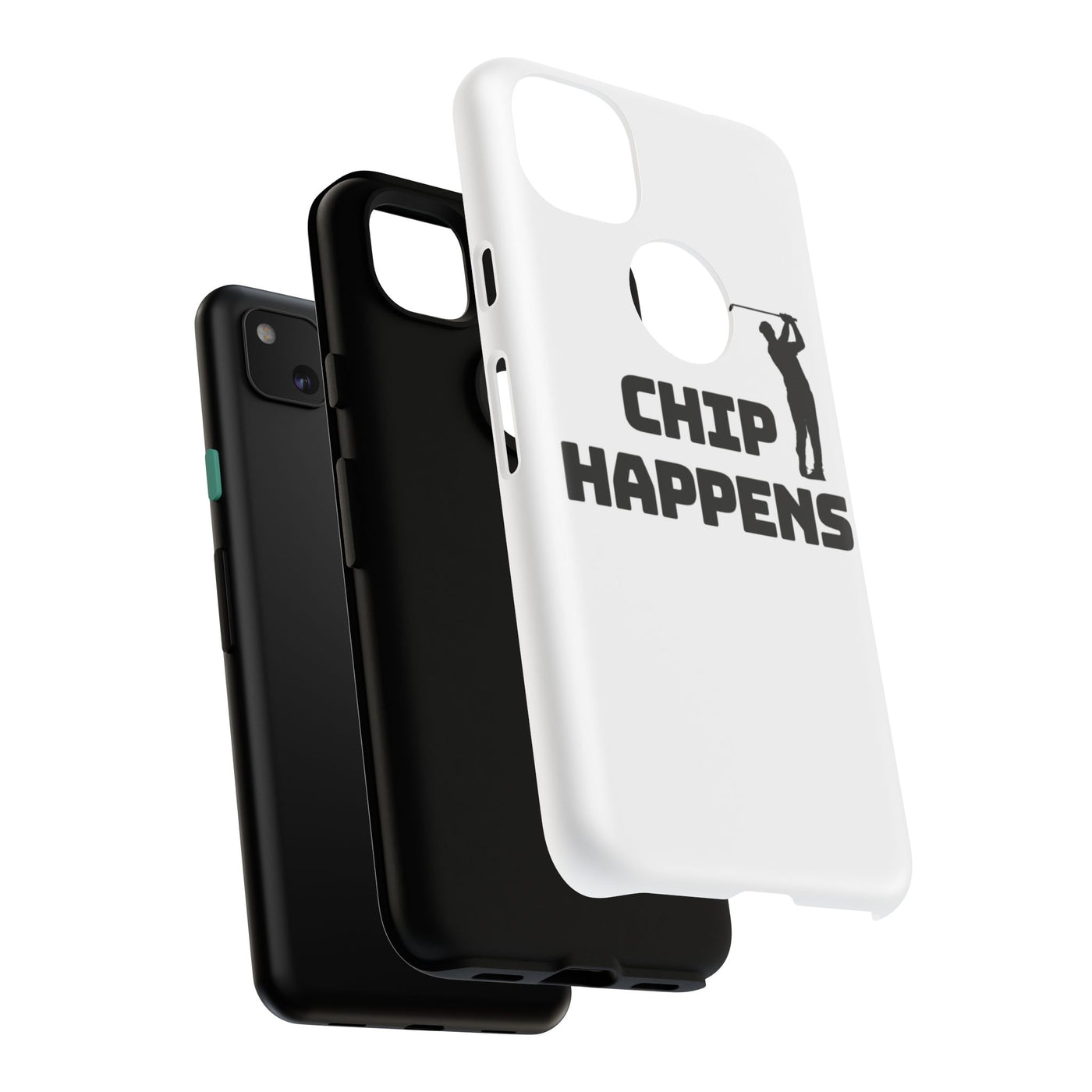 Golf Phone Case - 'Chip Happens' Tough Cases for Golf Lovers