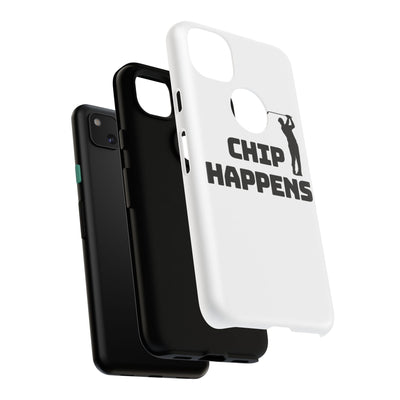 Golf Phone Case - 'Chip Happens' Tough Cases for Golf Lovers