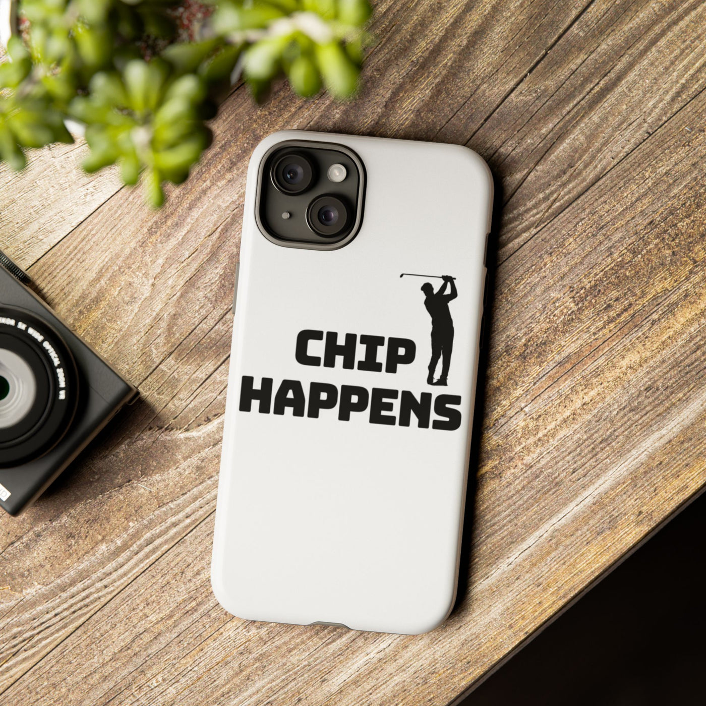 Golf Phone Case - 'Chip Happens' Tough Cases for Golf Lovers