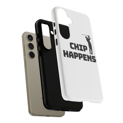 Golf Phone Case - 'Chip Happens' Tough Cases for Golf Lovers