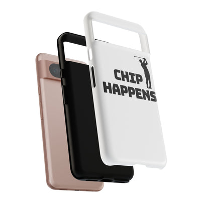 Golf Phone Case - 'Chip Happens' Tough Cases for Golf Lovers