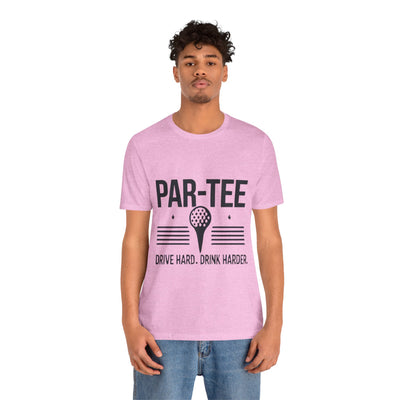 Golf Lovers Unisex Short Sleeve Tee - 'Par-Tee' Design - Perfect Gift for Golf Enthusiasts