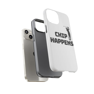 Golf Phone Case - 'Chip Happens' Tough Cases for Golf Lovers
