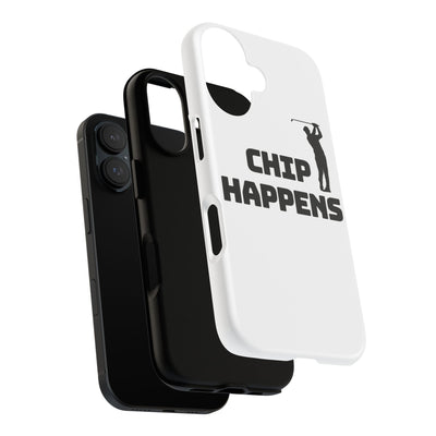 Golf Phone Case - 'Chip Happens' Tough Cases for Golf Lovers
