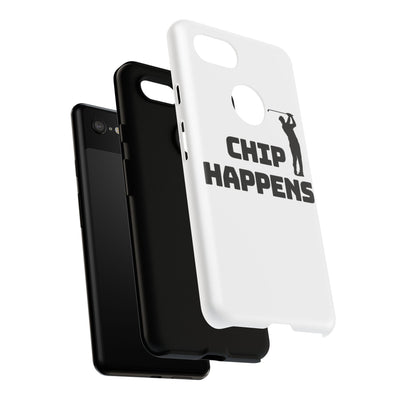 Golf Phone Case - 'Chip Happens' Tough Cases for Golf Lovers