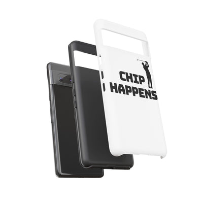 Golf Phone Case - 'Chip Happens' Tough Cases for Golf Lovers