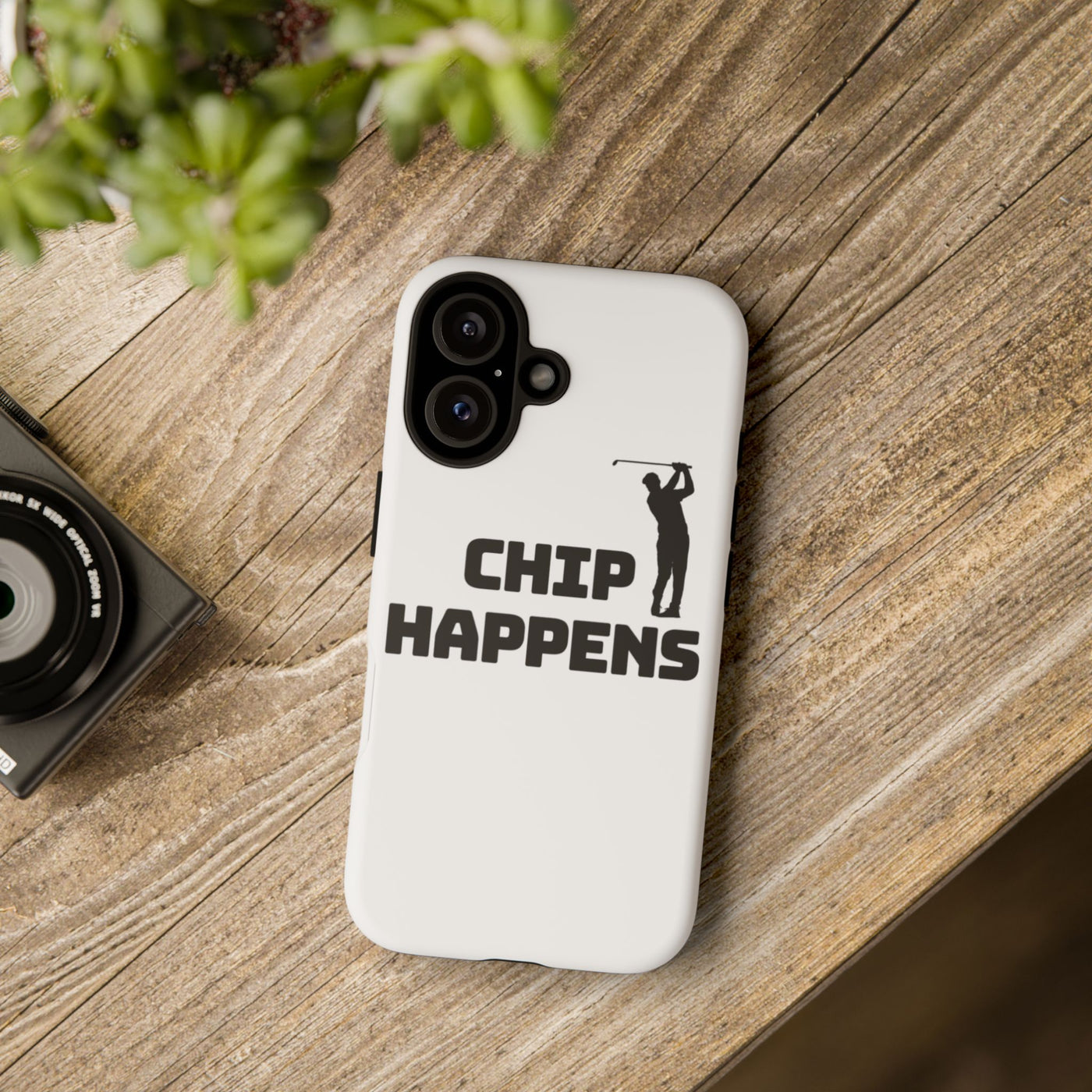 Golf Phone Case - 'Chip Happens' Tough Cases for Golf Lovers