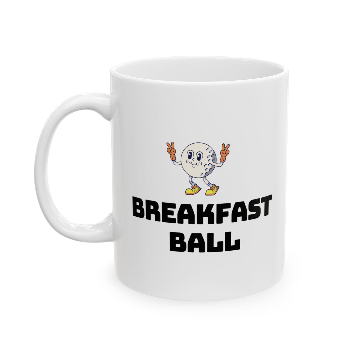 Funny Breakfast Lover Ceramic Mug - 11oz & 15oz Sizes