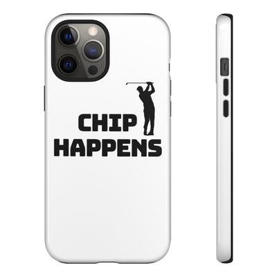 Golf Phone Case - 'Chip Happens' Tough Cases for Golf Lovers