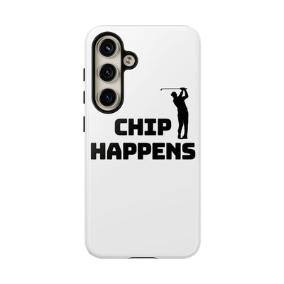 Golf Phone Case - 'Chip Happens' Tough Cases for Golf Lovers