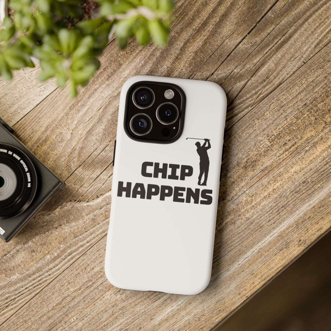 Golf Phone Case - 'Chip Happens' Tough Cases for Golf Lovers