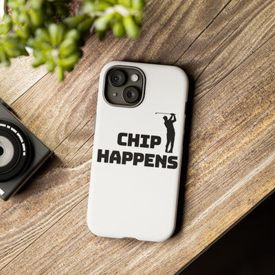 Golf Phone Case - 'Chip Happens' Tough Cases for Golf Lovers