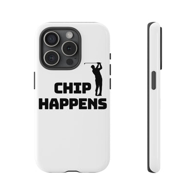 Golf Phone Case - 'Chip Happens' Tough Cases for Golf Lovers