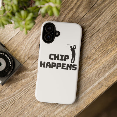 Golf Phone Case - 'Chip Happens' Tough Cases for Golf Lovers