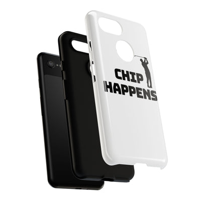 Golf Phone Case - 'Chip Happens' Tough Cases for Golf Lovers