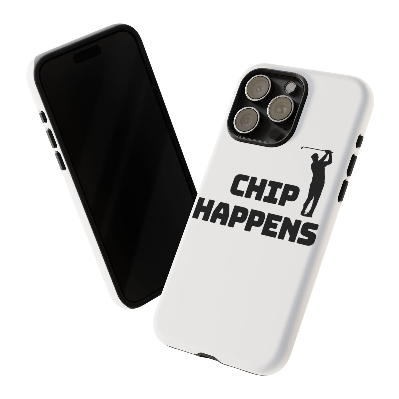Golf Phone Case - 'Chip Happens' Tough Cases for Golf Lovers