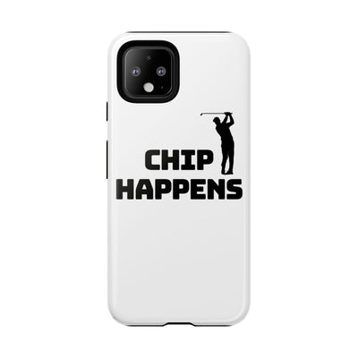 Golf Phone Case - 'Chip Happens' Tough Cases for Golf Lovers
