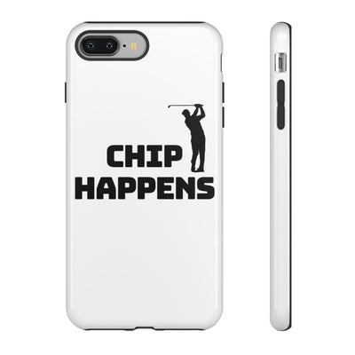 Golf Phone Case - 'Chip Happens' Tough Cases for Golf Lovers