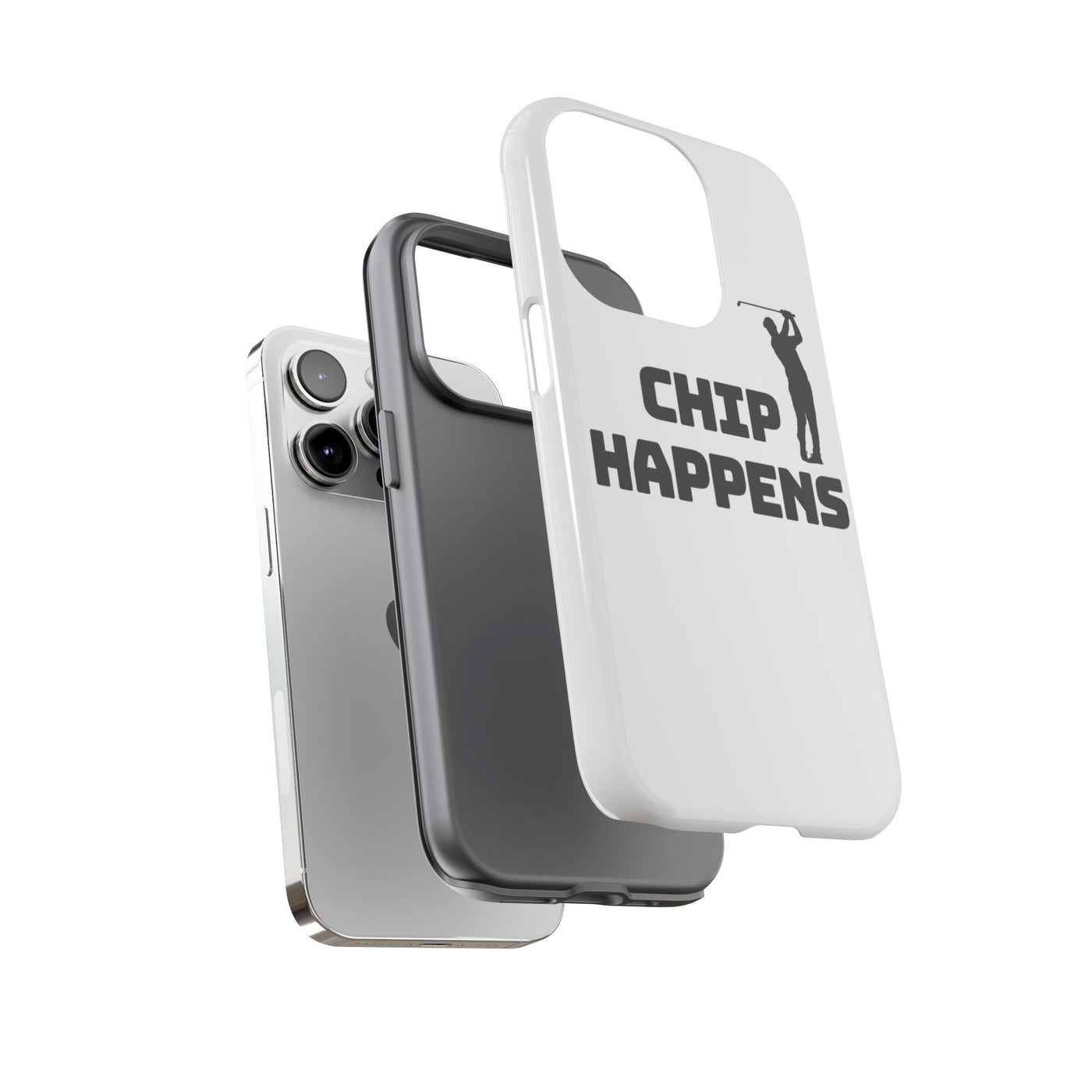 Golf Phone Case - 'Chip Happens' Tough Cases for Golf Lovers