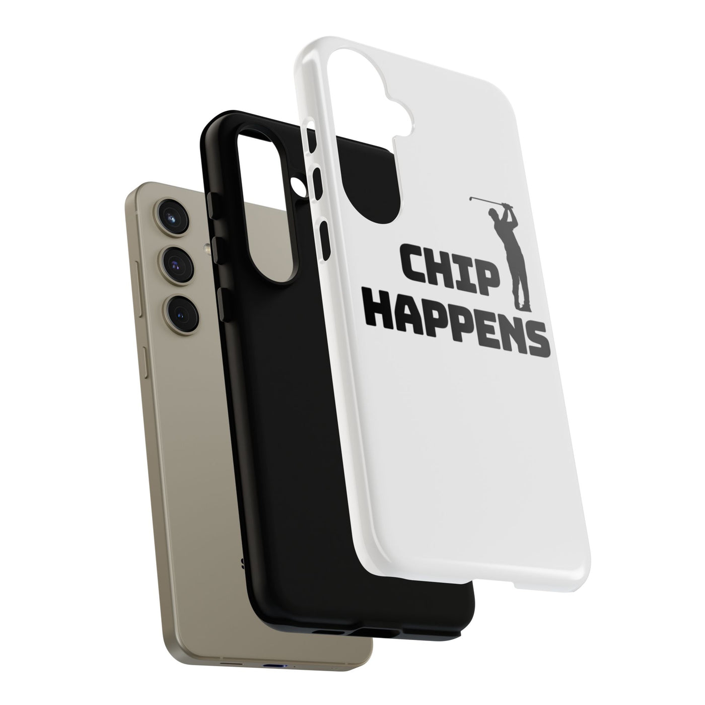 Golf Phone Case - 'Chip Happens' Tough Cases for Golf Lovers