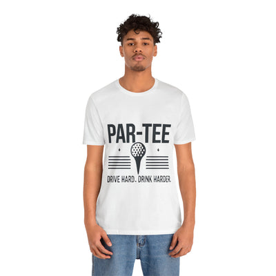 Golf Lovers Unisex Short Sleeve Tee - 'Par-Tee' Design - Perfect Gift for Golf Enthusiasts