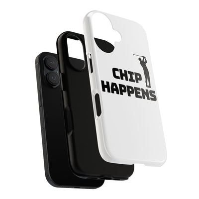 Golf Phone Case - 'Chip Happens' Tough Cases for Golf Lovers