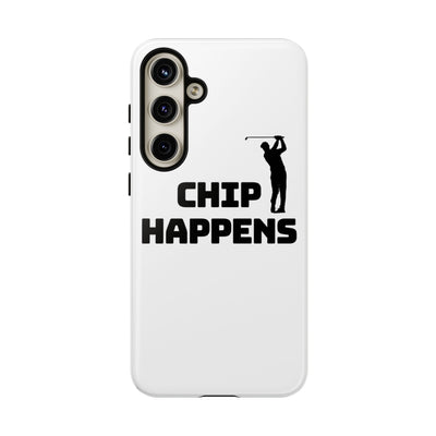 Golf Phone Case - 'Chip Happens' Tough Cases for Golf Lovers