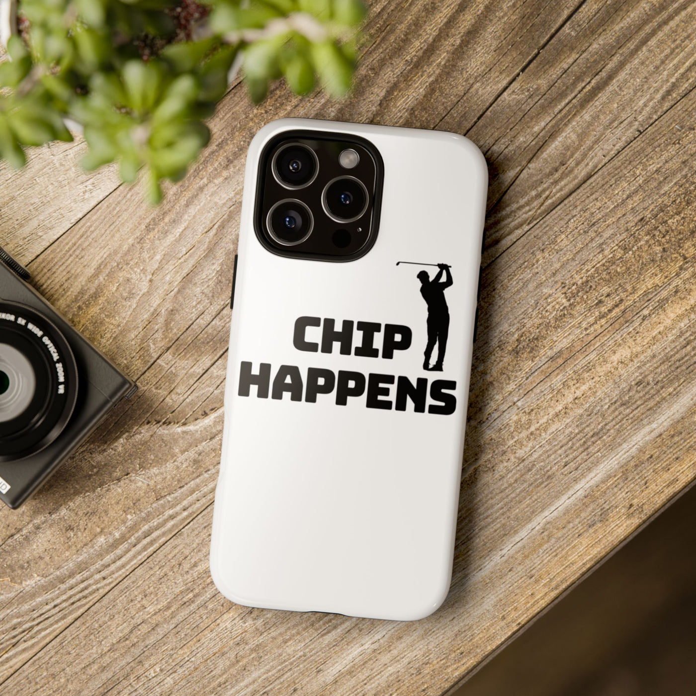 Golf Phone Case - 'Chip Happens' Tough Cases for Golf Lovers