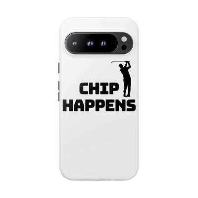 Golf Phone Case - 'Chip Happens' Tough Cases for Golf Lovers