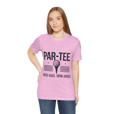 Golf Lovers Unisex Short Sleeve Tee - 'Par-Tee' Design - Perfect Gift for Golf Enthusiasts