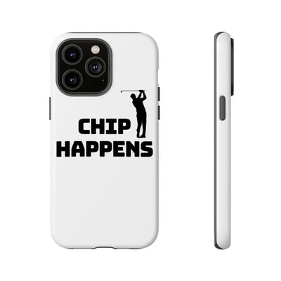 Golf Phone Case - 'Chip Happens' Tough Cases for Golf Lovers